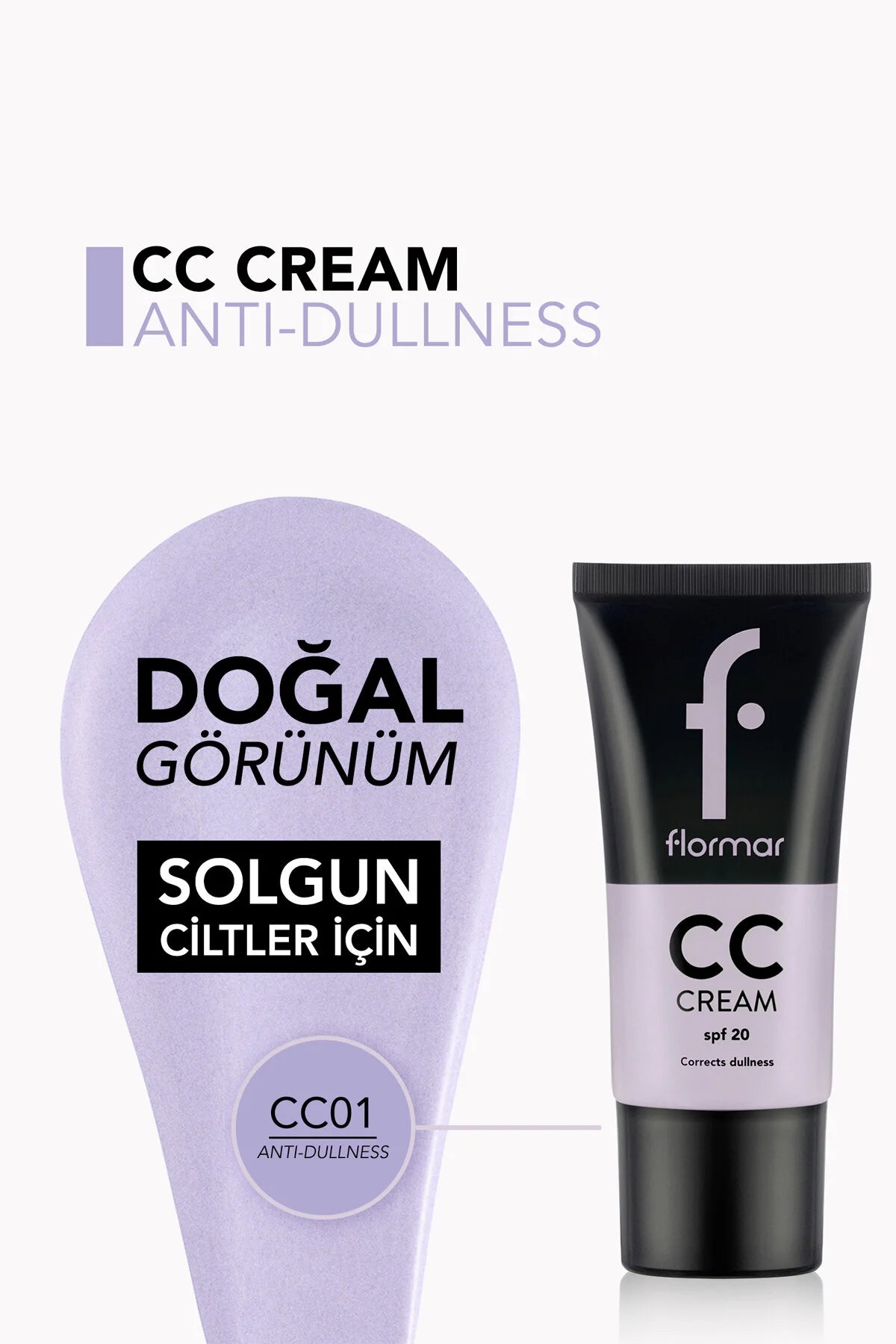 Flormar CC Krem renk düzeltici ürün detay görseli