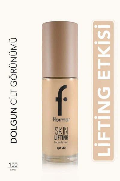 Flormar SPF30 Sıkılaştırıcı Fondöten – Skin Lifting FDT-100 Sand