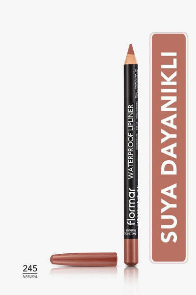 Flormar Suya Dayanıklı Dudak Kalemi – Waterproof Lipliner 245 Natural