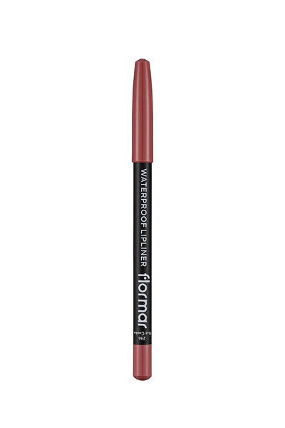 Flormar Suya Dayanıklı Dudak Kalemi – Waterproof Lipliner 236 Nut Cookie