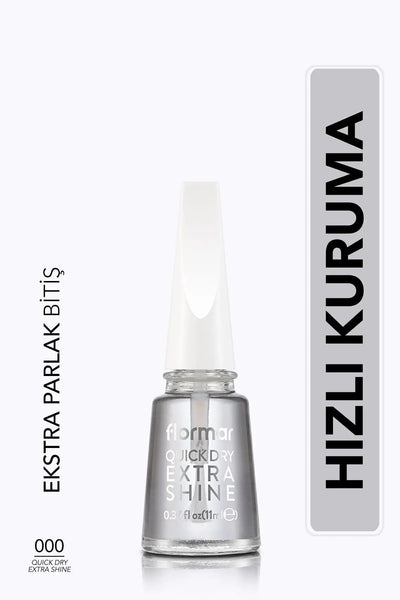 Flormar Quick Dry Extra Shine Top Coat ambalaj görünümü