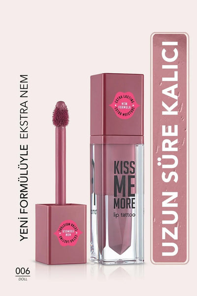 Flormar Uzun Süre Kalıcı Mat Ruj – Kiss Me More – 006 Doll