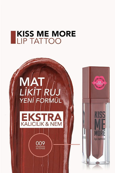 Flormar Kiss Me More Mat Ruj Intense detay görünüm