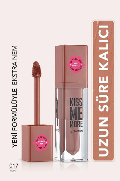 Flormar Kiss Me More Mat Ruj Nudist önden görünüm