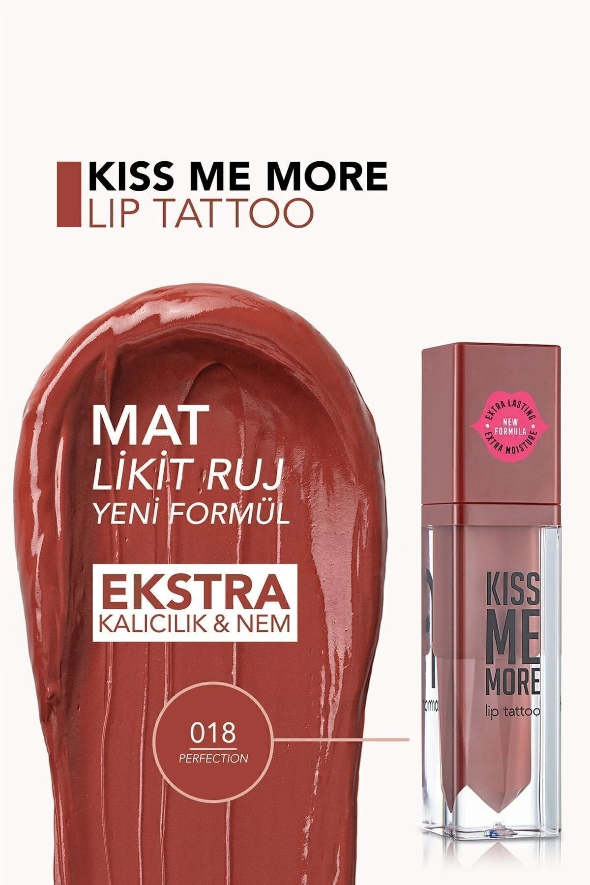 Flormar Kiss Me More Mat Ruj Perfection detay görünüm