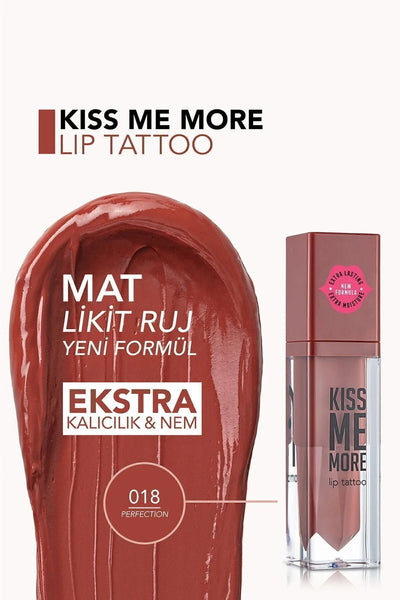 Flormar Kiss Me More Mat Ruj Perfection detay görünüm