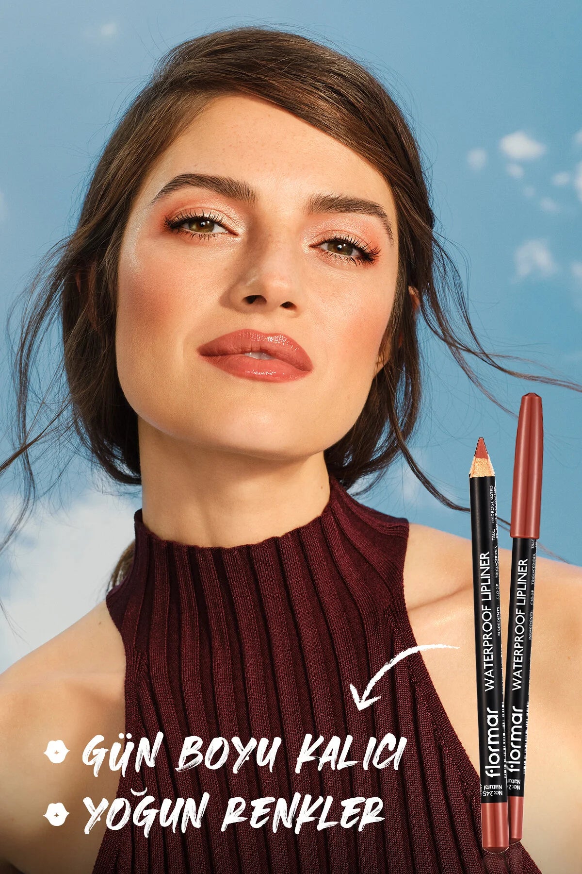 Flormar Waterproof Lipliner Undressed 235 ürün detay görünümü