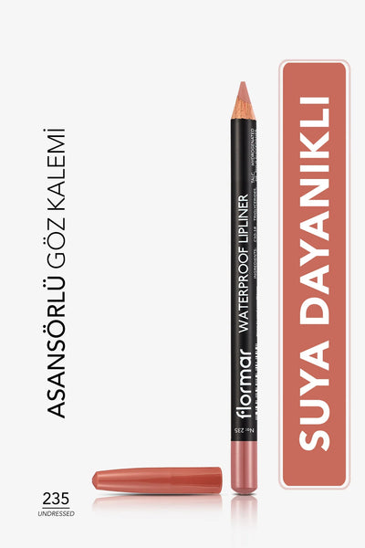 Flormar Waterproof Lipliner Undressed 235 suya dayanıklı dudak kalemi ürün görünümü
