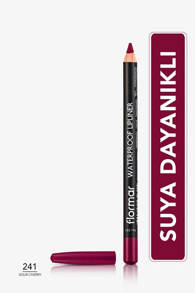 Flormar Suya Dayanıklı Dudak Kalemi – Waterproof Lipliner 241 Sour Cherry
