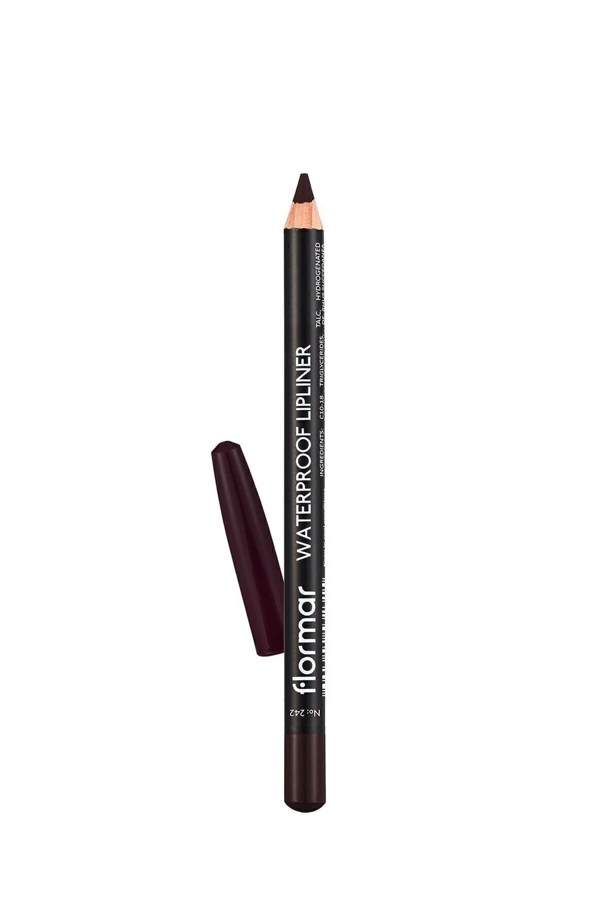 Flormar Suya Dayanıklı Dudak Kalemi – Waterproof Lipliner 242 Deep Bordeaux