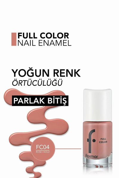 Flormar Full Color Yoğun Pigmentli Parlak Oje ürün detay görseli