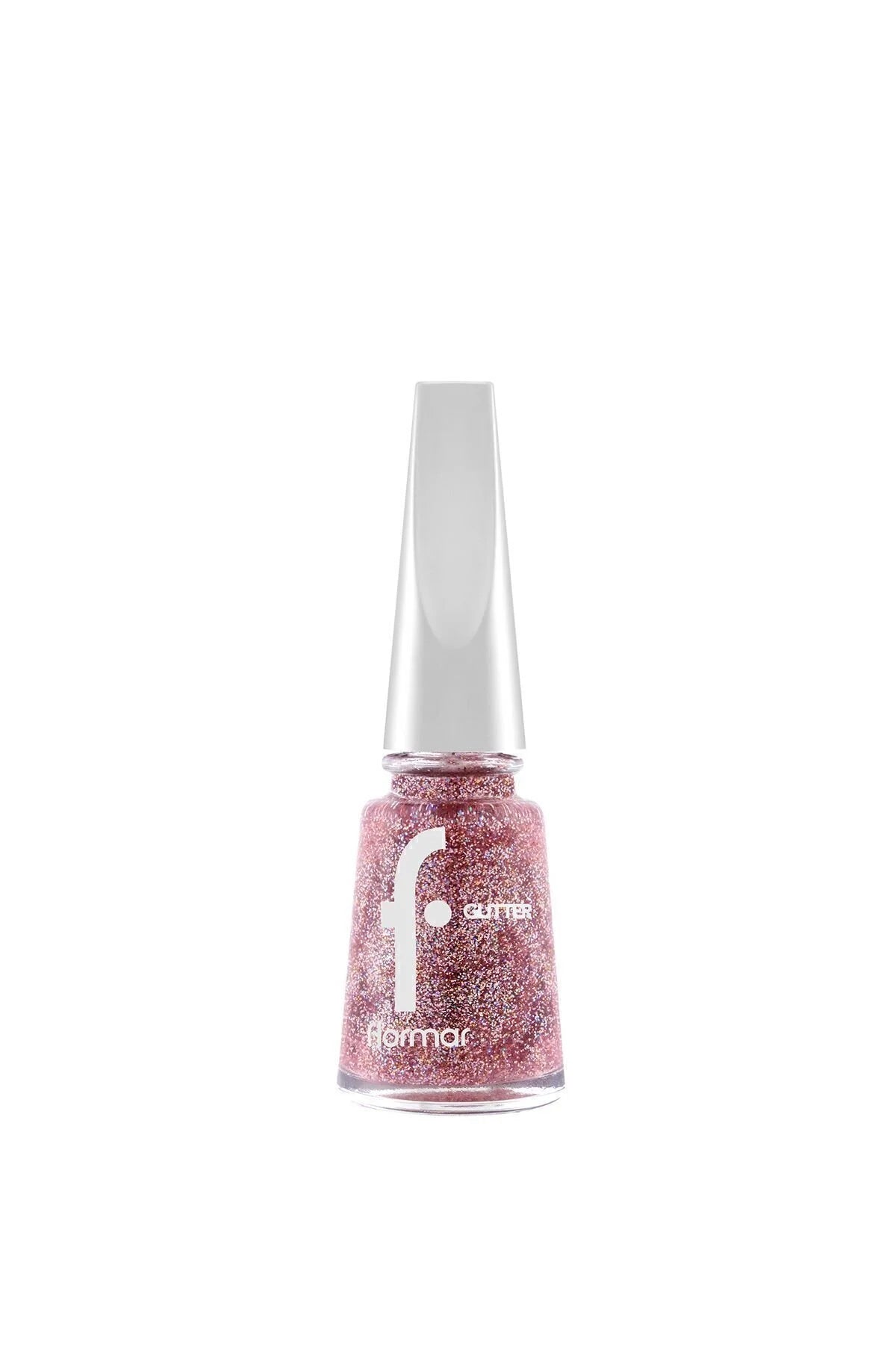 Flormar Glitter Oje Red In Silver ambalaj görünümü