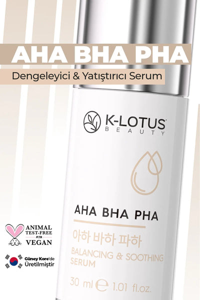 K-Lotus Beauty AHA BHA PHA Onarıcı Arındırıcı Cilt Serumu