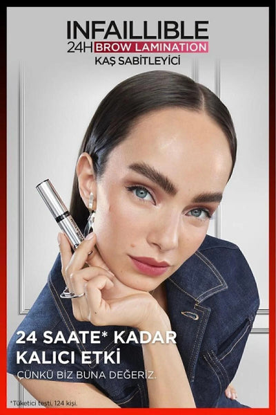 L'Oréal Infaillible 24H Brow Lamination Şeffaf Kaş Sabitleyici
