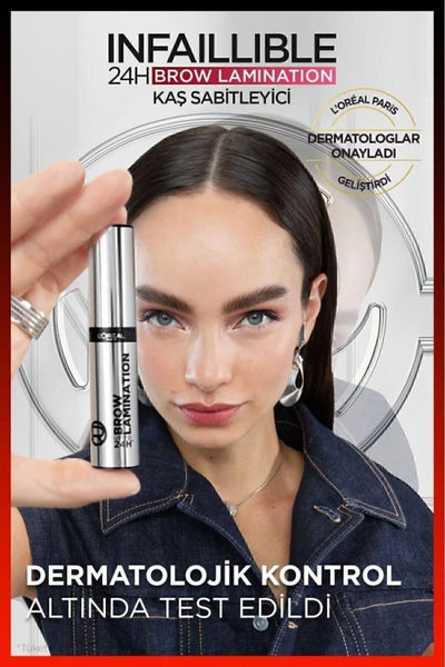 L'Oréal Infaillible 24H Brow Lamination Şeffaf Kaş Sabitleyici