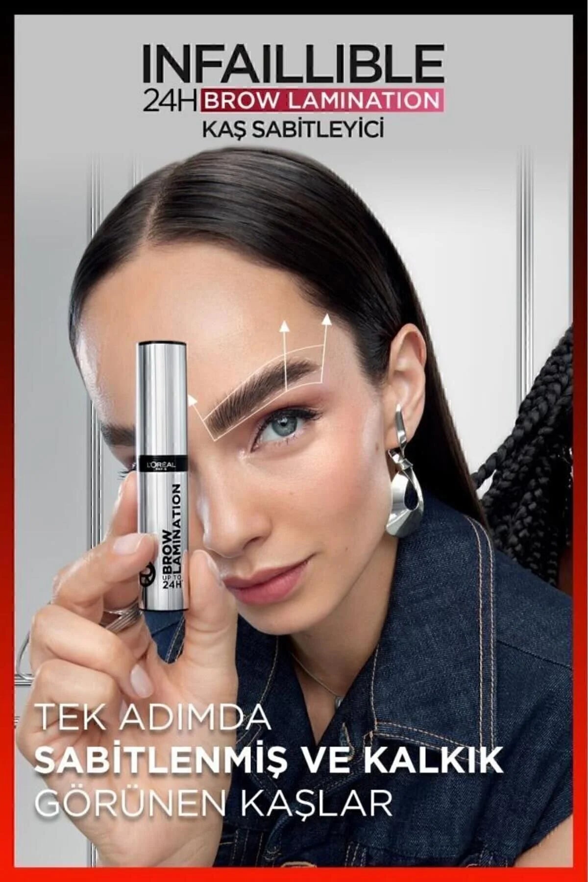 L'Oréal Infaillible 24H Brow Lamination Şeffaf Kaş Sabitleyici