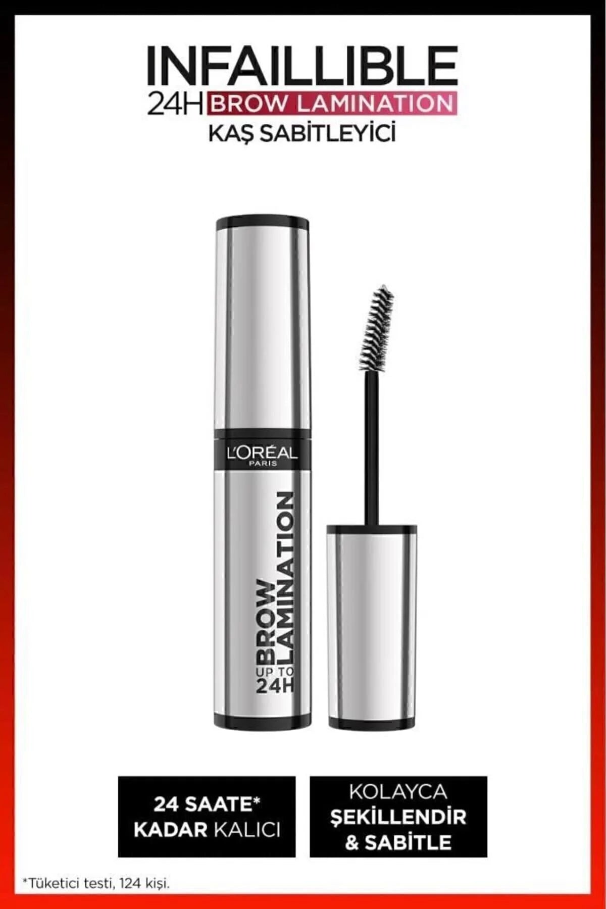 L'Oréal Infaillible 24H Brow Lamination Şeffaf Kaş Sabitleyici
