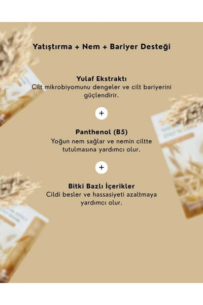 Leaders Yulaf Özlü Tek Kullanımlık Kağıt Yüz Maskesi
