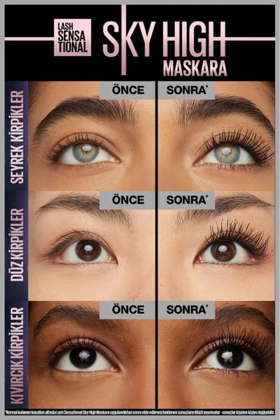 Maybelline New York Sky Hıgh Space Diamond Elmas Işıltılı Maskara