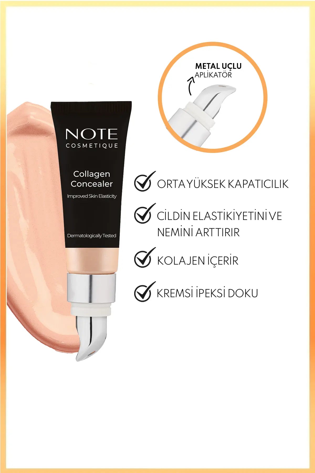 Note Collagen Concealer SPF 20 Göz Altı Kapatıcısı 02