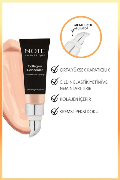 Note Collagen Concealer SPF 20 Göz Altı Kapatıcısı 02