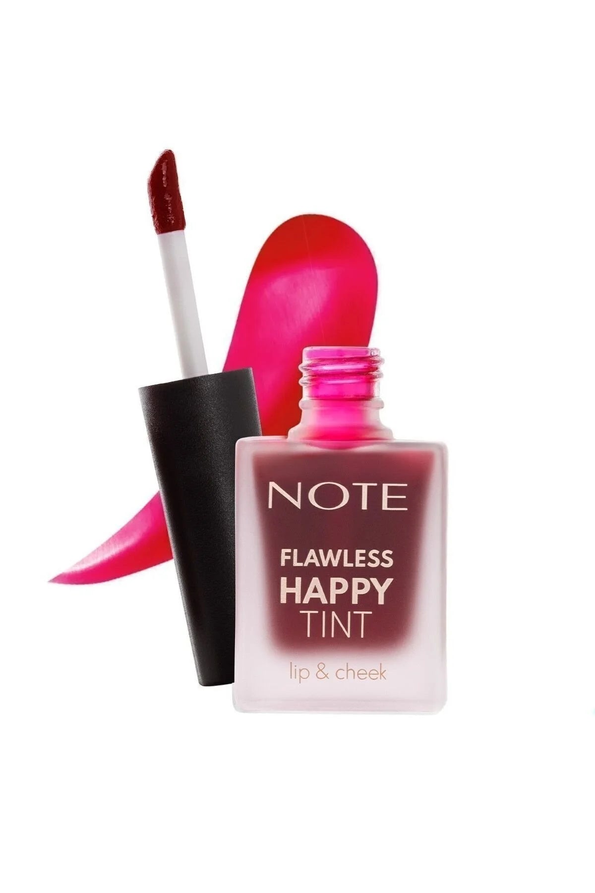 Note Flawless Happy Tint Lip & Cheek 02 Wild Cherry Mor Likit Allık