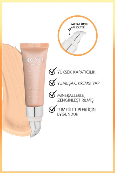 Note Mineral Concealer SPF 15 Göz Altı Kapatıcısı 202