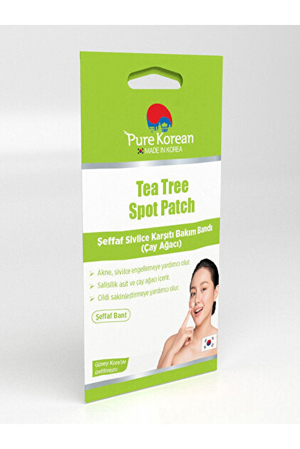 Pure Korean Tea Tree Spot Patch Sivilce Karşıtı Bakım Bandı