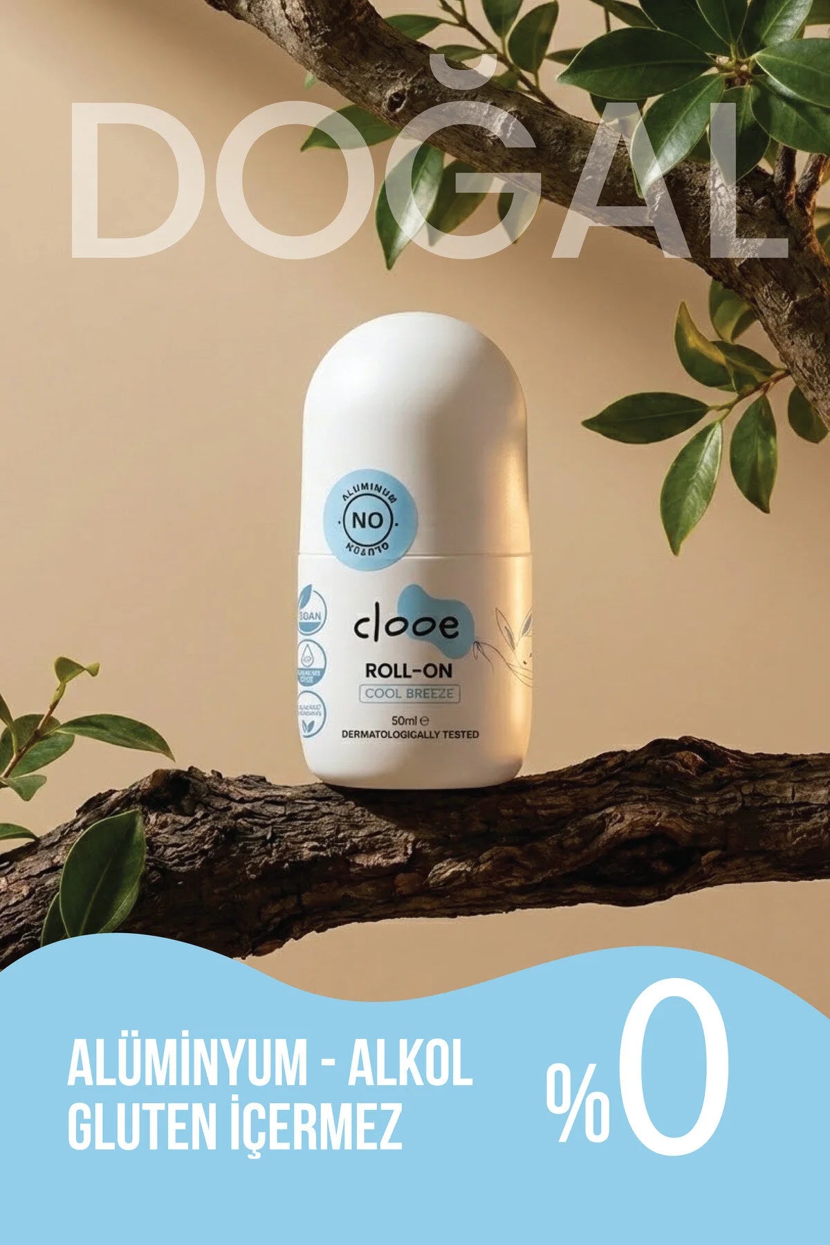 Clooe Alüminyumsuz Roll-On Deodorant detay görünüm