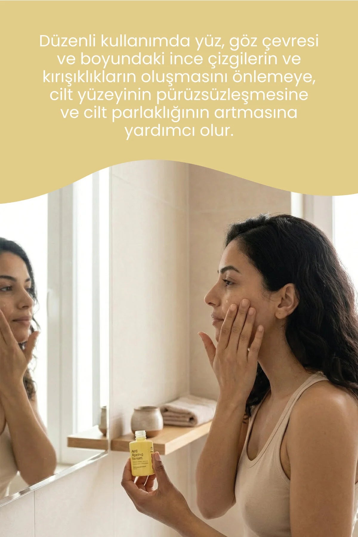 Clooe Yaşlanma Karşıtı Serum kullanım görseli