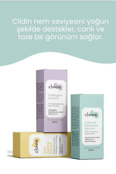 Clooe Yoğun Nem Serumu ambalaj görünümü