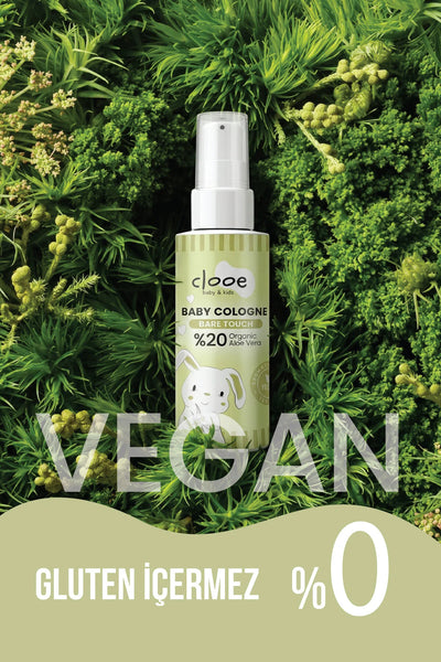 Clooe Vegan Bebek Kolonyası Bare Touch 40ml ambalaj detayı