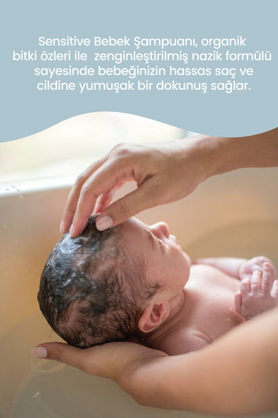Clooe Organik Sensitive Bebek Şampuanı ambalaj görünümü