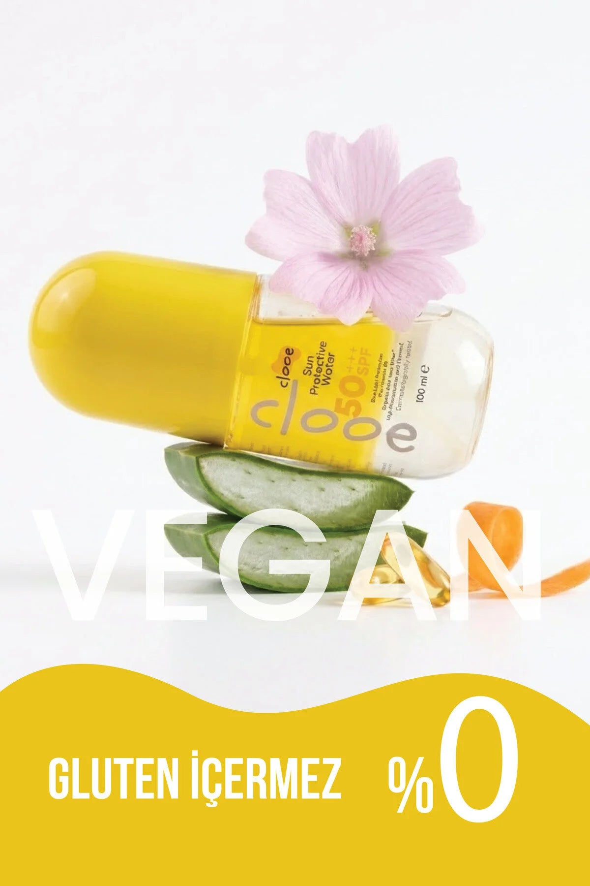 Clooe Çift Fazlı Güneş Suyu SPF50 ambalaj görünümü
