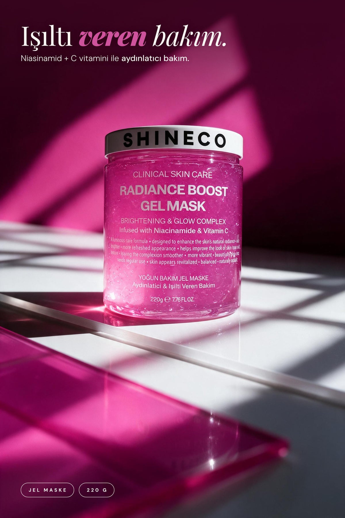 Shineco Aydinlatici Jel Maske 220 ml