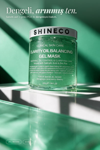 Shineco Yag Dengeleyici Jel Maske 220 ml