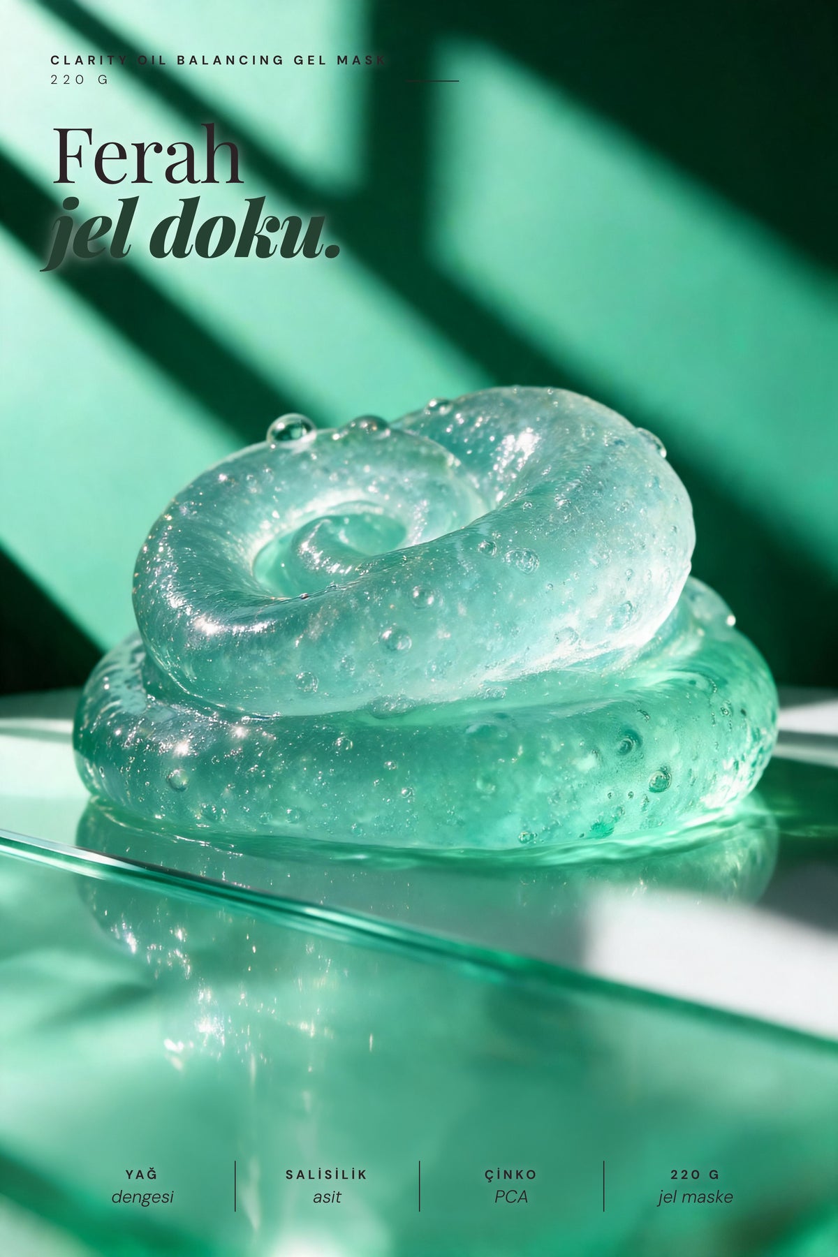 Shineco Yag Dengeleyici Jel Maske 220 ml
