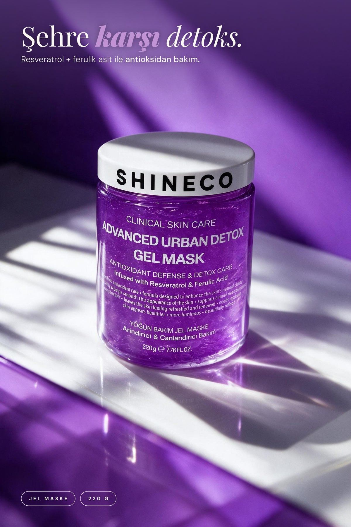 Shineco Arindirici Jel Maske 220 ml