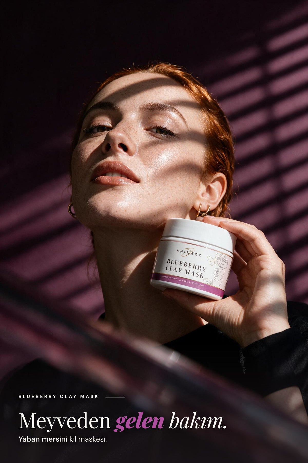 Shineco Yaban Mersini Kil Maskesi 50 ml