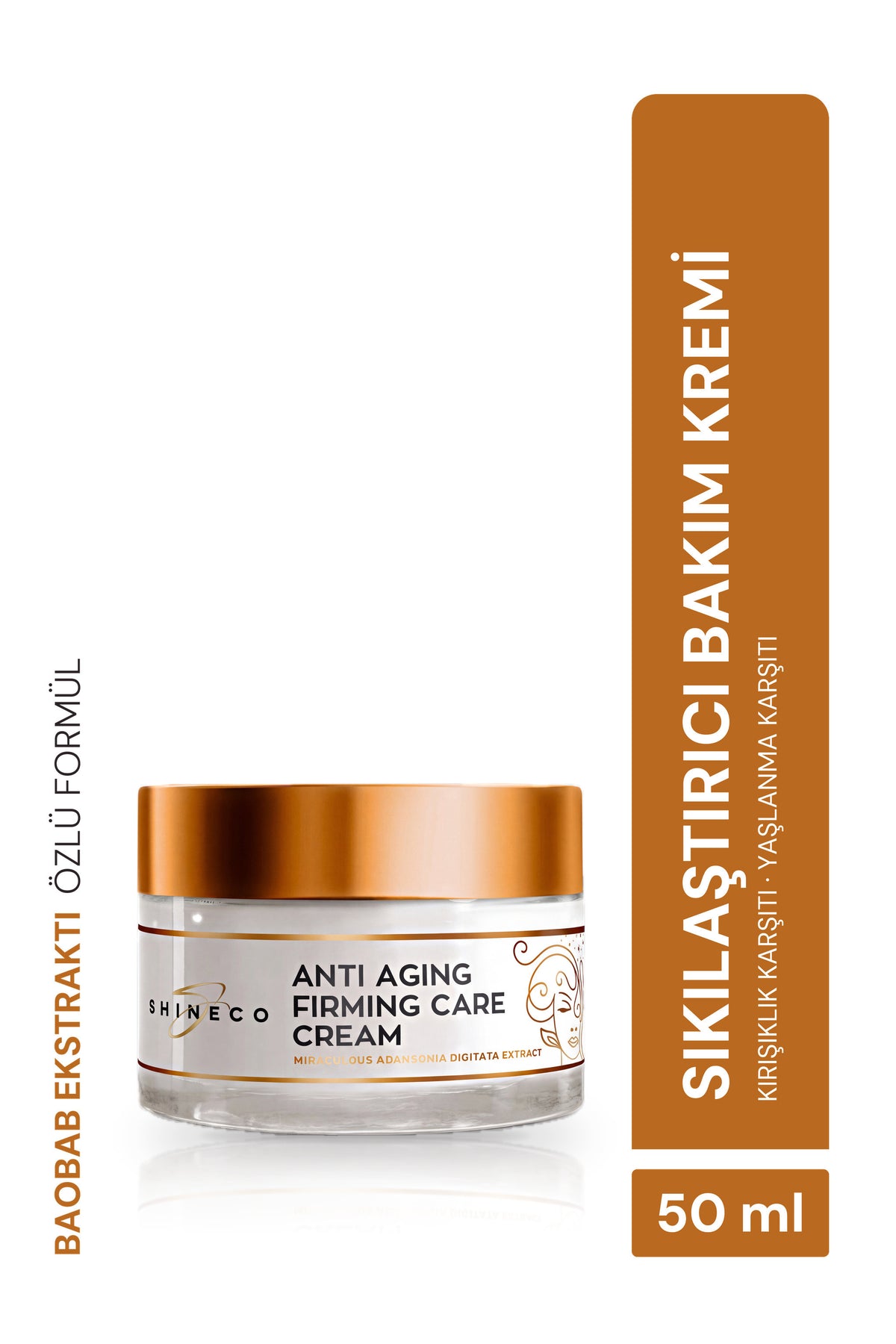 Shineco Sıkılaştırıcı & Kırışıklık Karşıtı Bakım Kremi 50 ml