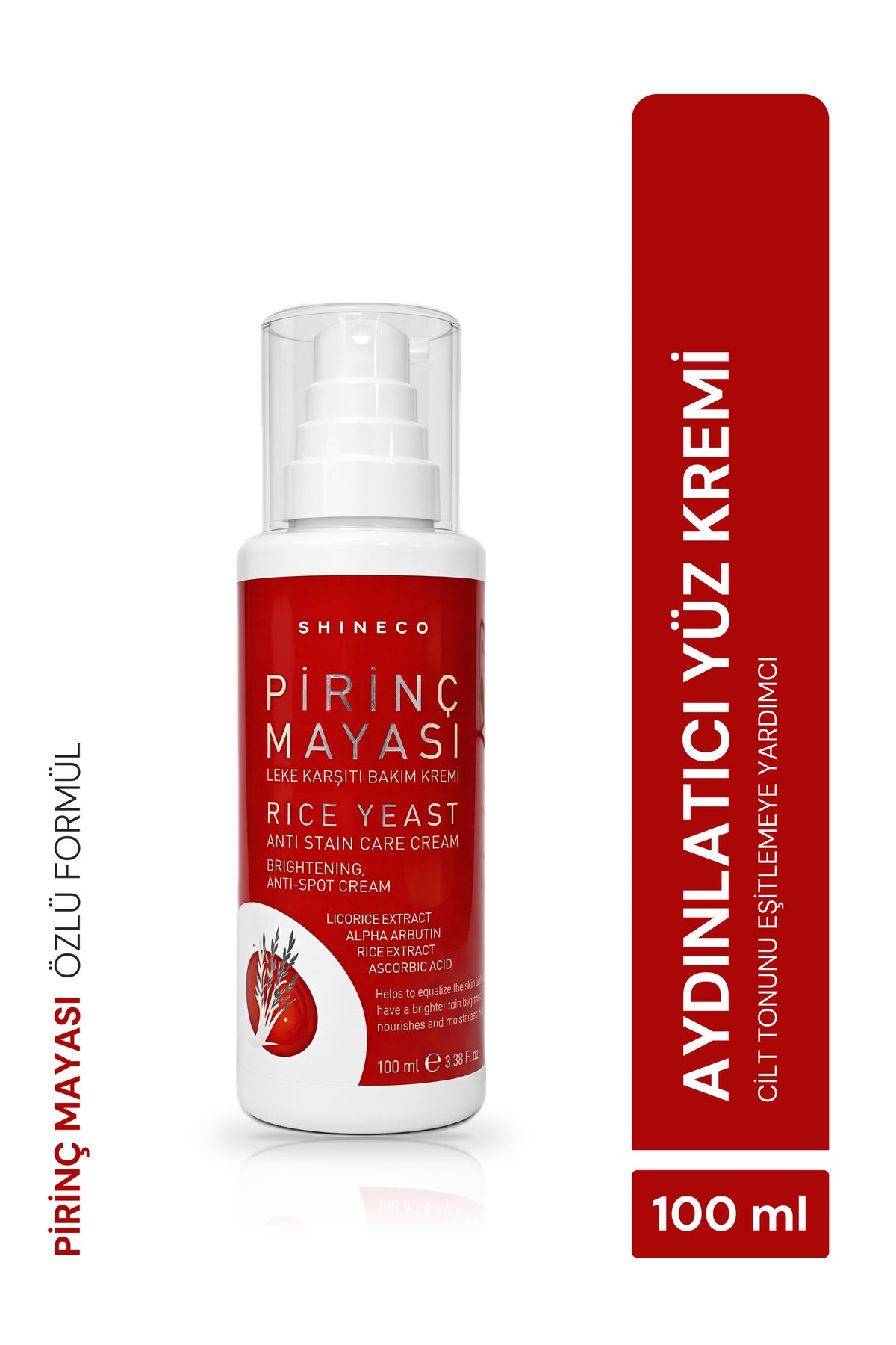 Shineco Pirinc Mayasi Ozlu Yuz Kremi