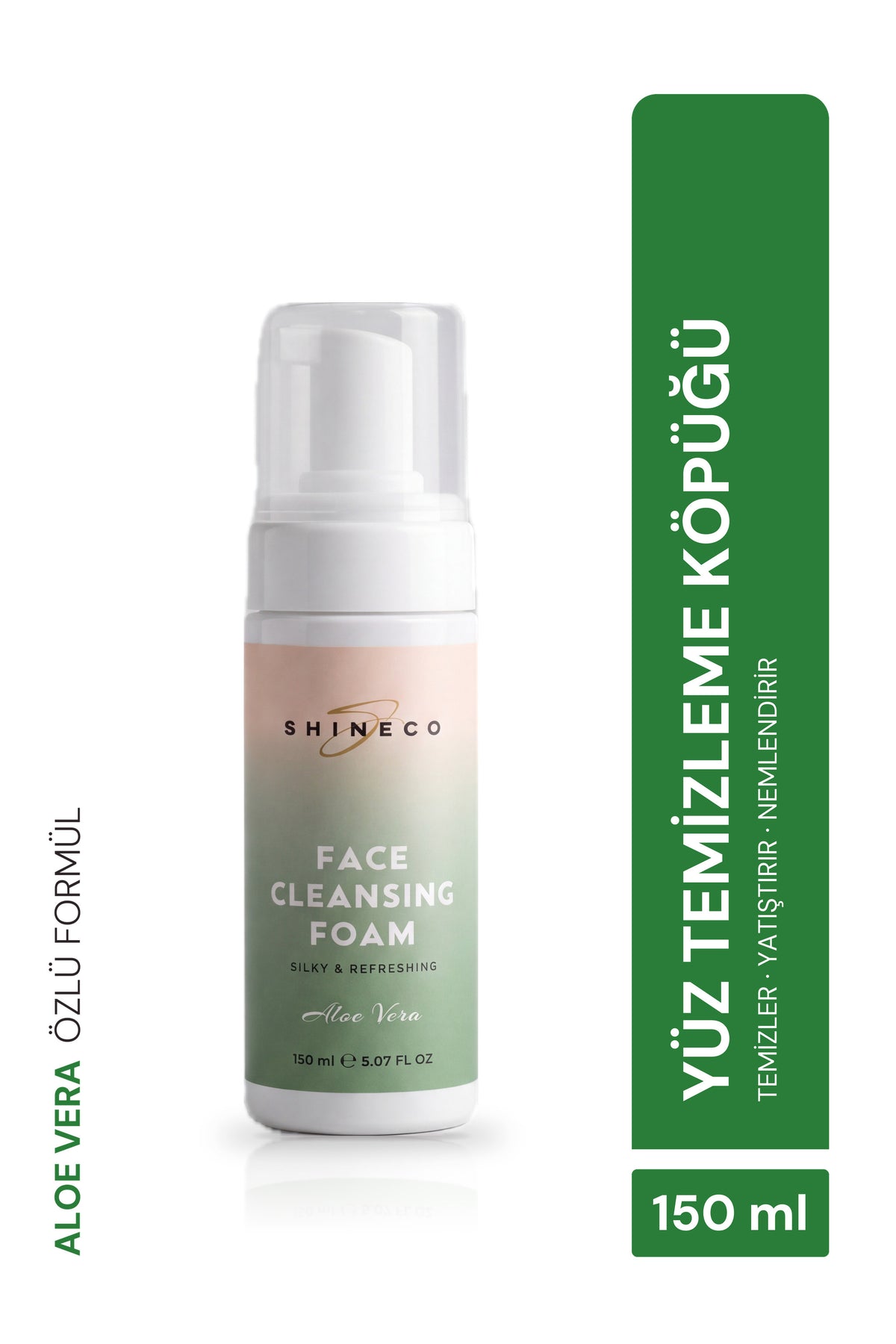 Shineco Aloe Vera Yuz Temizleme Kopugu